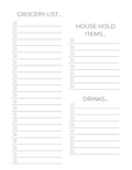 Grocery List (The Core Collection)