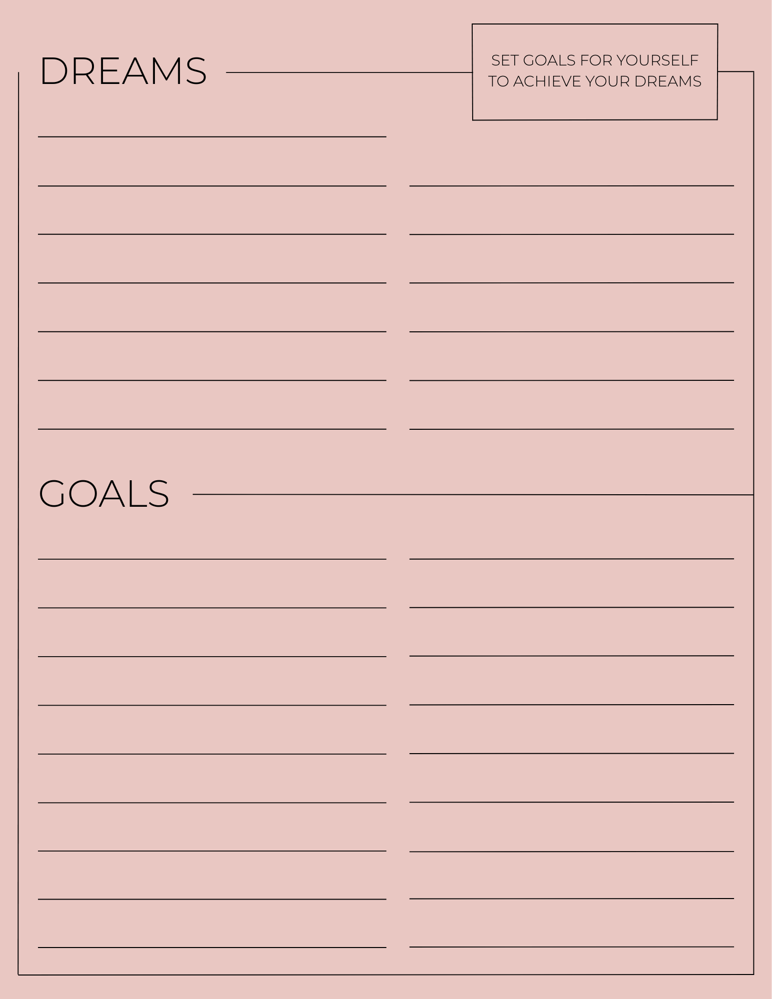 Dreams/Goals (The Core Collection)