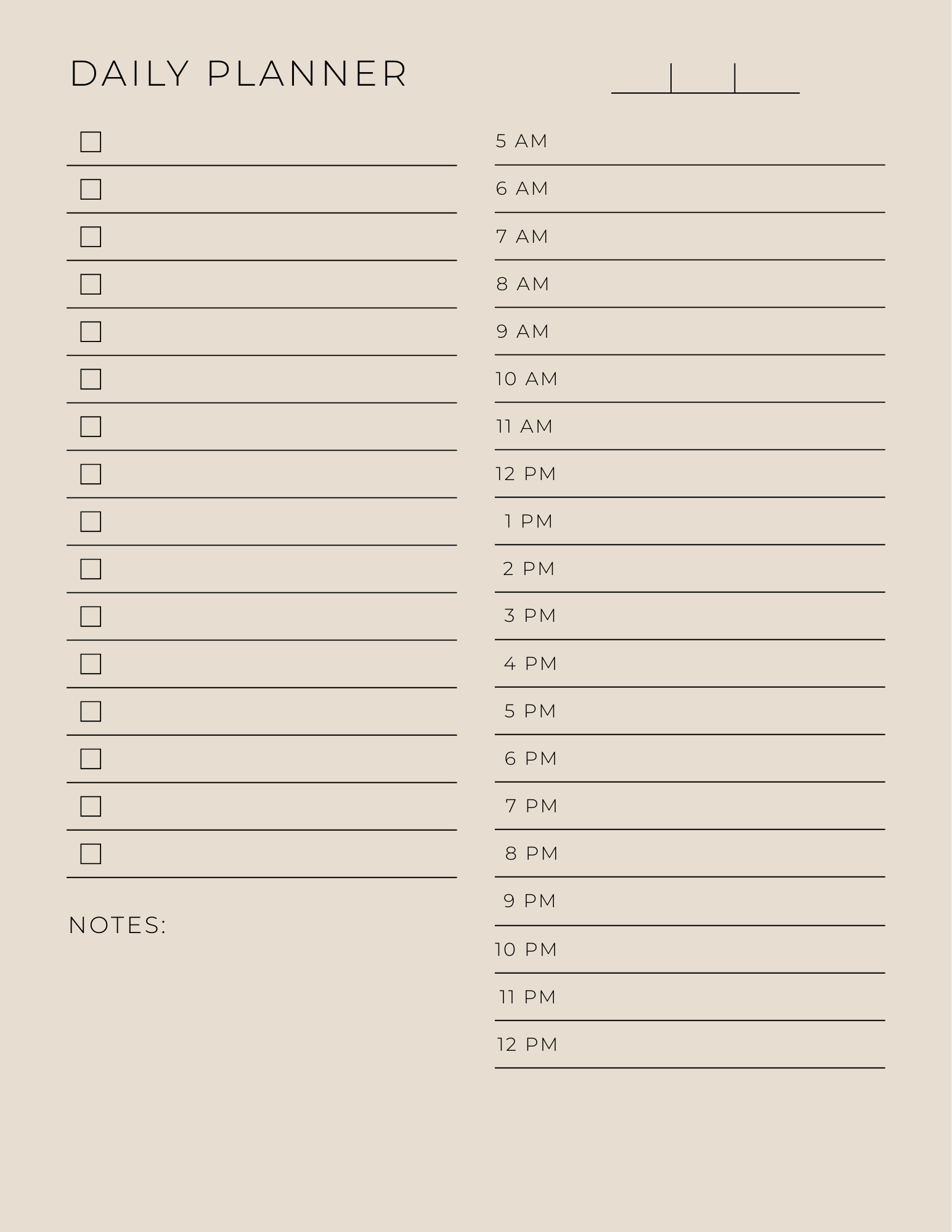 Daily Planner (The Core Collection)