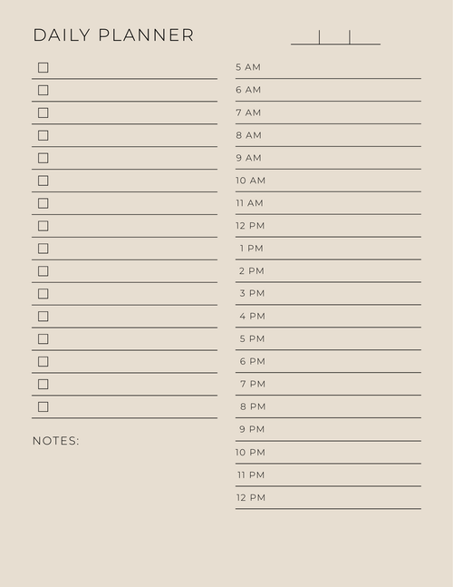 Daily Planner (The Core Collection)