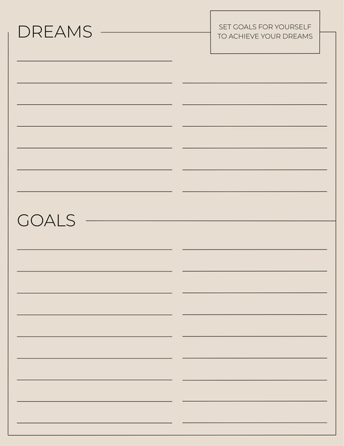 Dreams/Goals (The Core Collection)